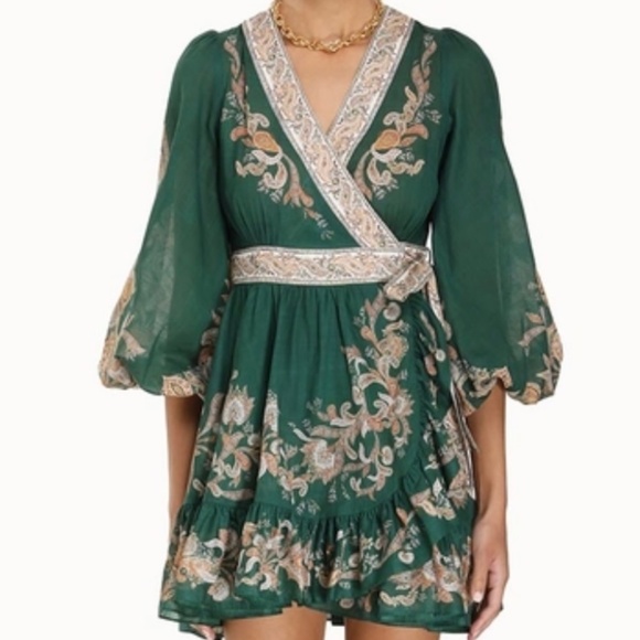 Zimmermann Dresses & Skirts - Zimmermann Devi Wrap Mini